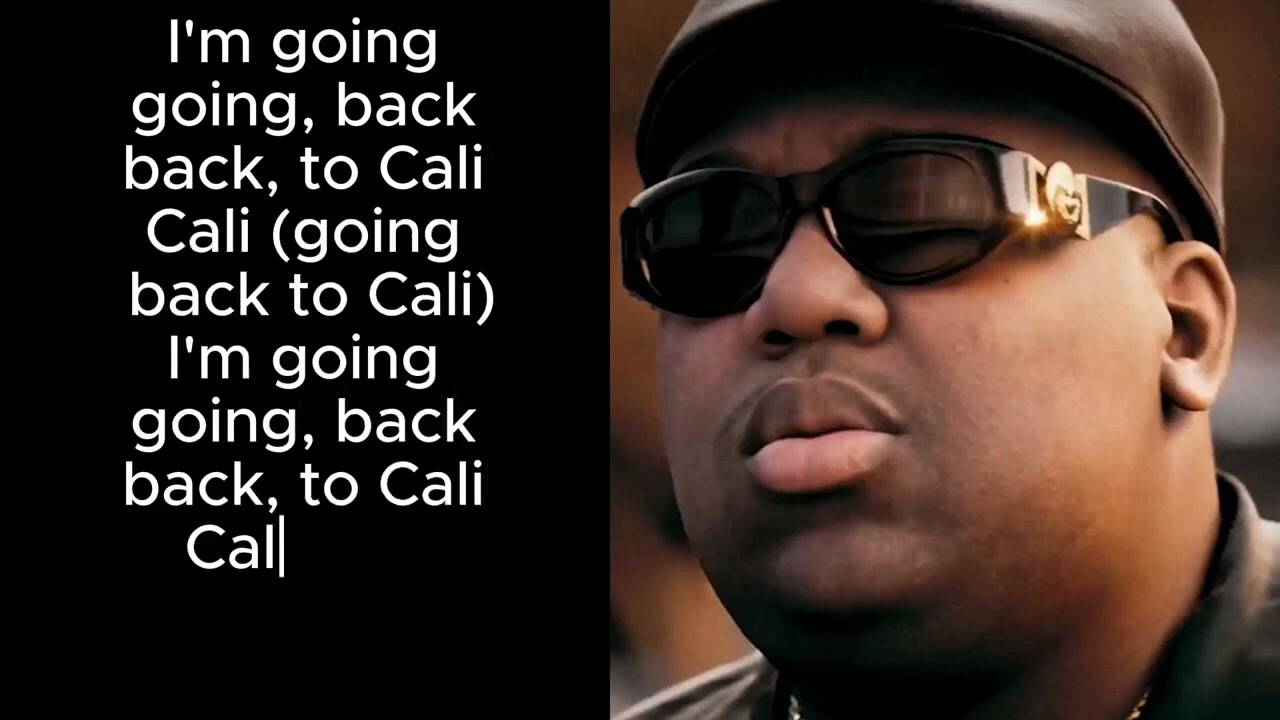 Hip Hop Instrumental   'Going Back to Cali' Inspired   Biggie Smalls Type Beat with Lyrics