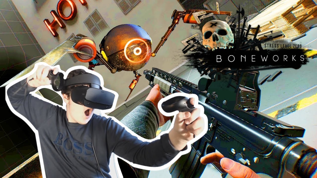 BONEWORKS VR (sorry i left something on screen) - YouTube