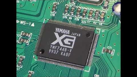 IBM M42 XG Integrated Sound - Playing A Midi File