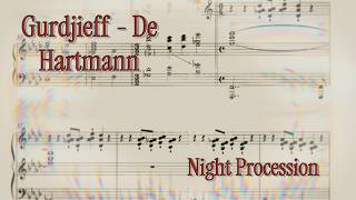 Gi Gurdjief  T De Hartmann Easter Night Procession with Score