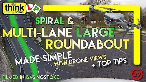 ROUNDABOUTS: Spiral & Multi-lane Roundabouts Made Easy Part 3 - How to Choose the Correct Lane
