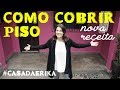 NOVA RECEITA DE COMO COBRIR PISO COM CIMENTO #casadaErika