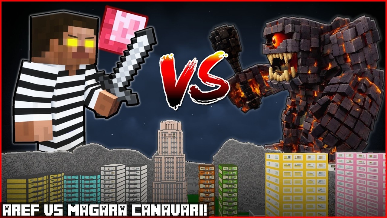 AREF VS YERALTI CANAVARI! 😱 - Minecraft ZENGİN FAKİR HAYATI