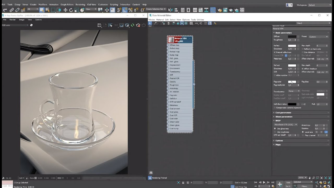 vray rhino glass