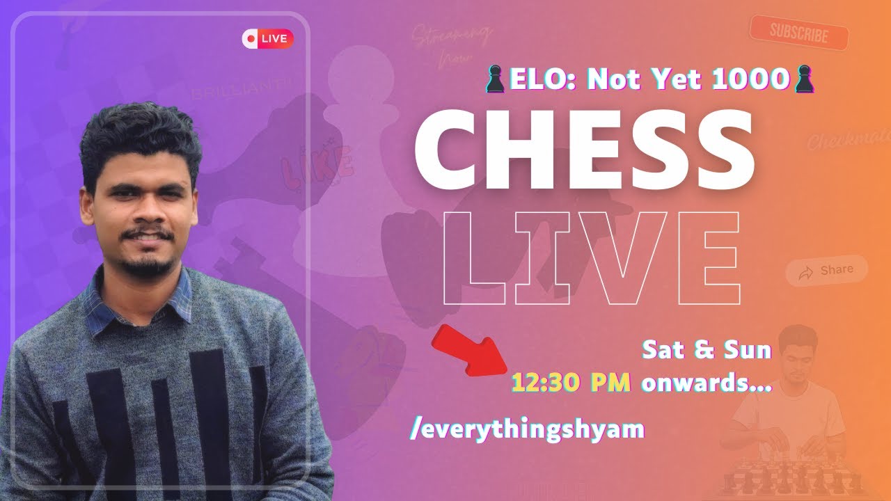 Saturday Chess & Chit-Chat | Chess Live | Everything Shyam