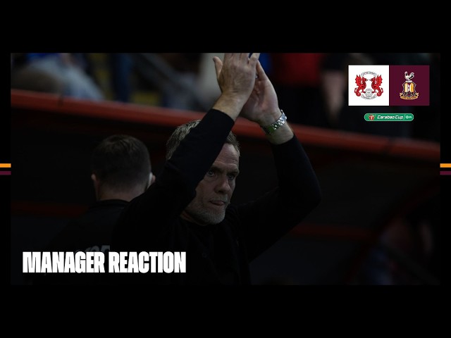 Thumbnail for MANAGER REACTION: Alexander on Carabao Cup third-round victory