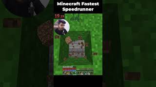 Fastest Minecraft Speed run 🔥 #minecraftshorts