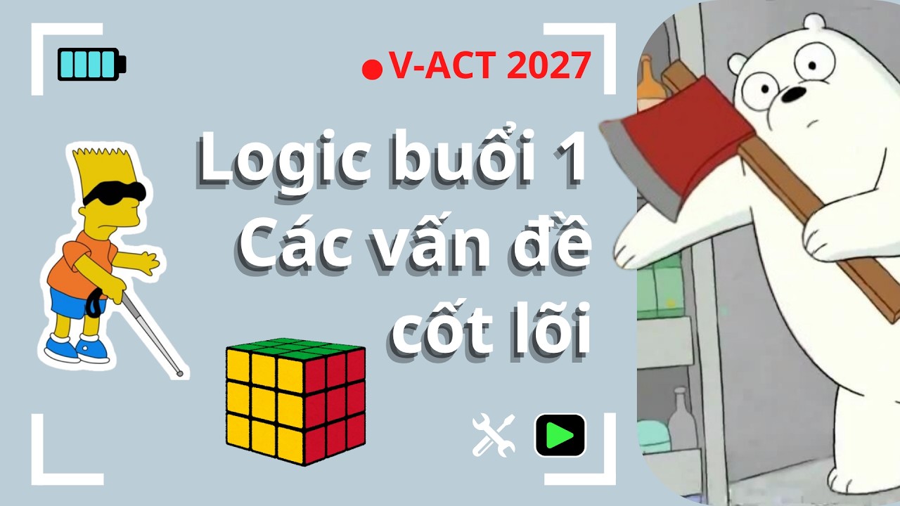 VNno1 || Logic V-ACT buổi 1 - Các vấn đề cốt lõi