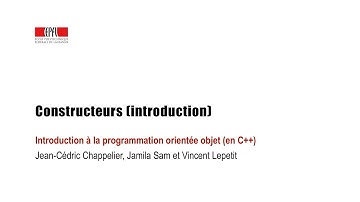 Constructeurs (introduction)