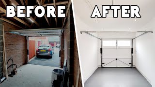 How to finish a new build garage from start to finish!