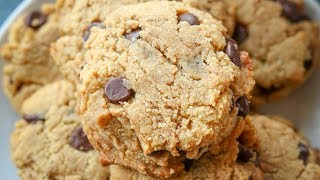 Keto Cookies In 15 Minutes | Peanut Butter Chocolate Chip Keto Cookies Using Almond Flour