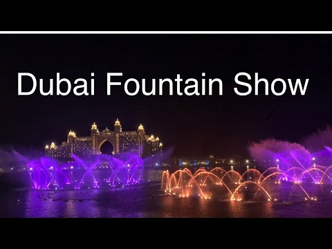 Dubai Fountain Show – The Pointe – Palm Jumeirah