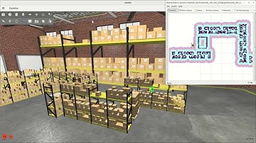 Simulation with ROS 2 Humble + Ignition Fortress (Gazebo) using the nav2 framework and Slam Toolbox