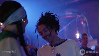 grown-ish season 1, episode 9 music t flex the case