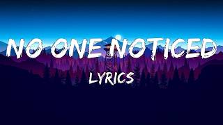 No One Noticed