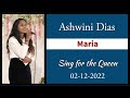 Ashwini dias  maria  sing for the queen contest  hligoa