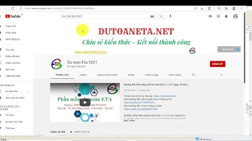 4.  Lấy dữ liệu từ excel vào phần mềm dự toán Eta