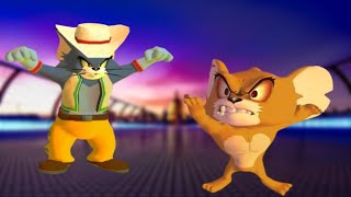 Tom and Jerry War of the Whiskers(3v1):Tom and Jerry and M. Jerry vs Duck. Gameplay HD-Funny Cartoon
