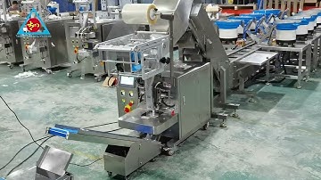 Hardware accessories packaging machine #machine  counting different products are packaged together
