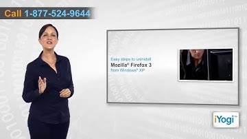 How to uninstall Mozilla® Firefox 3 from Windows® XP