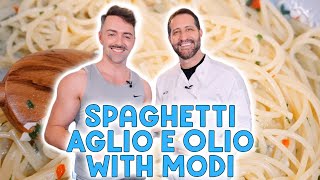 Matteo Lane & Modi Make Spaghetti Aglio e Olio