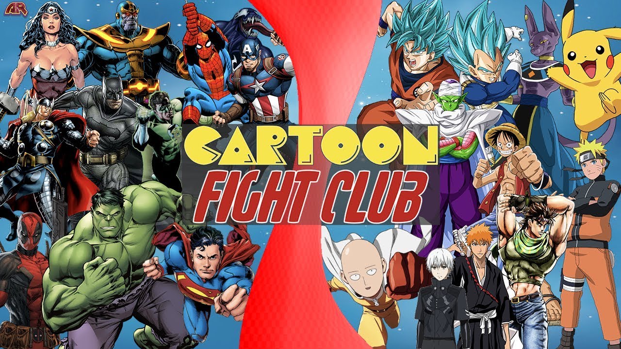 Comics VS Manga (Marvel & DC vs Dragon Ball Super, Naruto, Pokémon, One  Piece) CARTOON FIGHT CLUB - YouTube