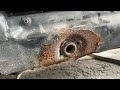 Rocker panel rust repair  mercedesbenz w124