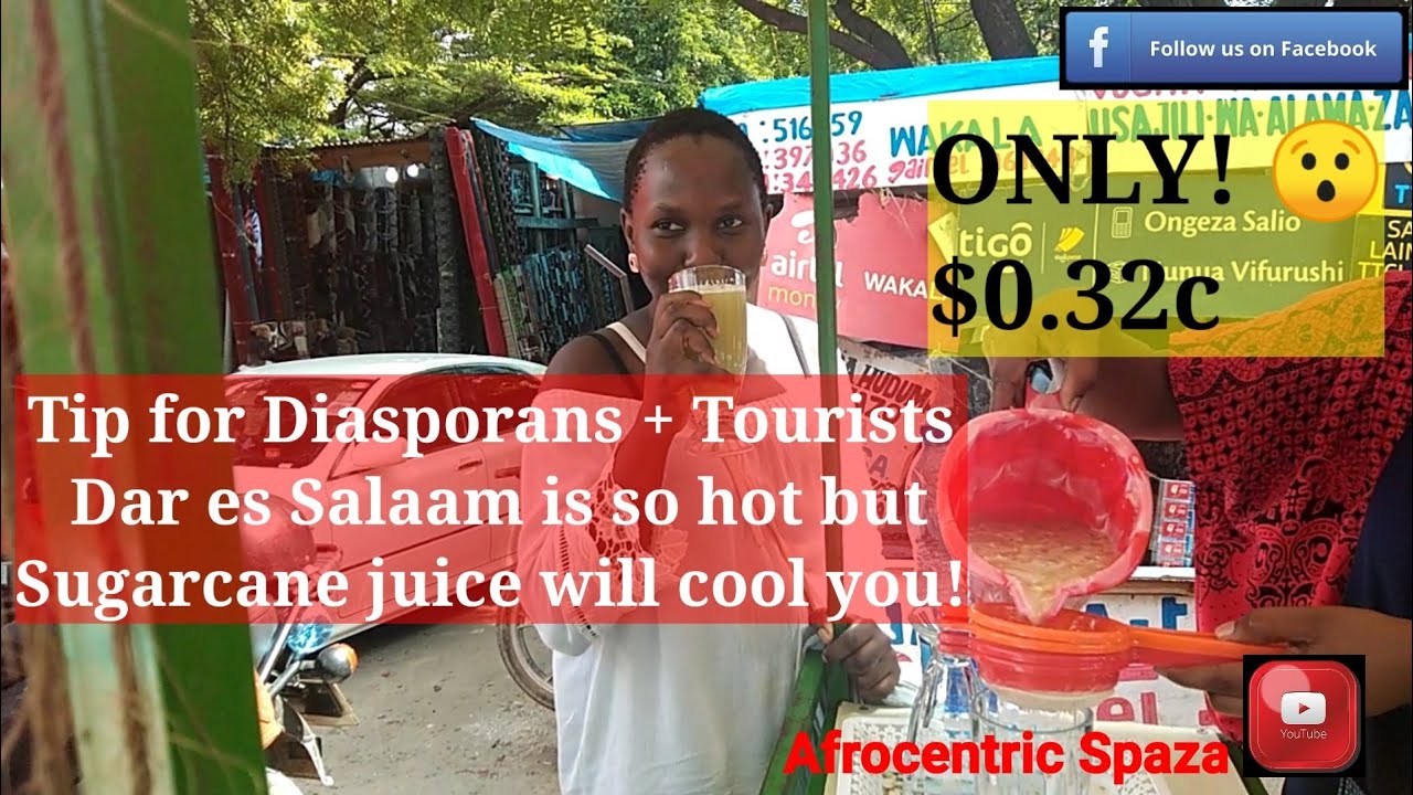 Natural Juices To Buy Along Streets of Dar es Salaam City, Tanzania