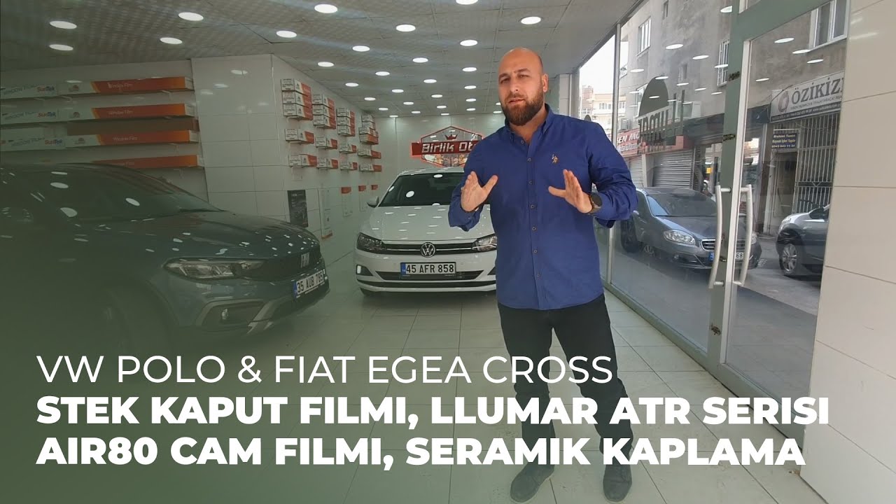 VW Polo & Fiat Egea Cross // Stek Kaput Filmi, LLumar ATR Serisi ve AIR80 Cam Filmi, Seramik Kaplama