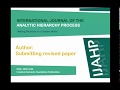 Author submitting revised paper in OJS 3