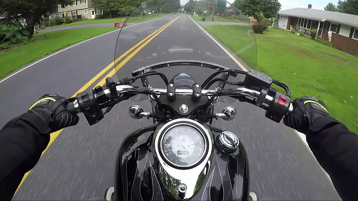 First Time on Yamaha V star 1100 Custom: Srkcycles.com
