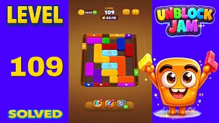 Unblock Jam Level 109 Walkthrough Solution