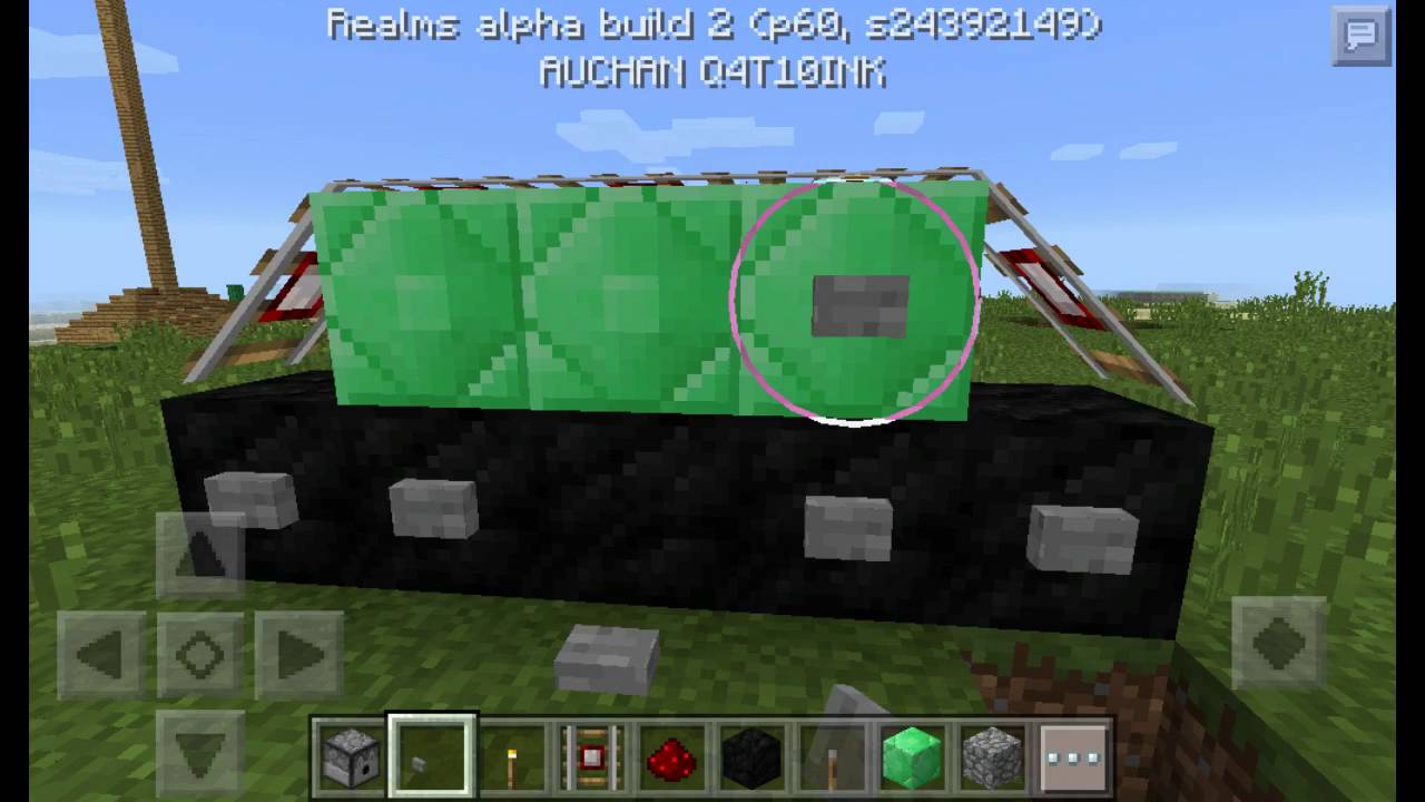 Tutoriel faire un tank dans Minecraft PE - YouTube