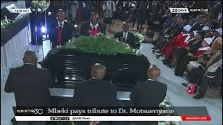 Dr Sam Motsuenyane Funeral | Mbeki pays tribute to the 'Father of Black Business'