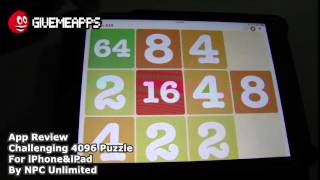 Challenging 4096 Puzzle for iPhone&iPad! How fast can you get to 4096?! screenshot 3