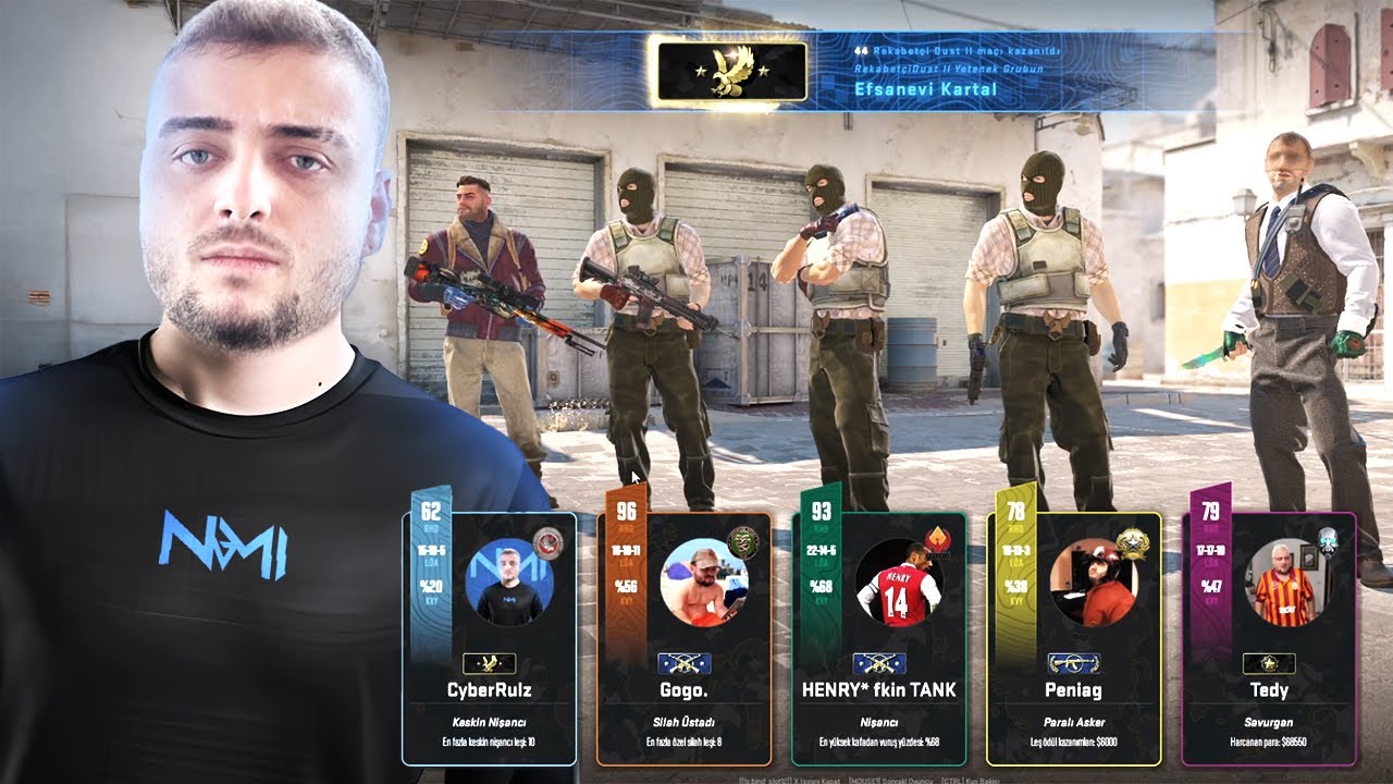 @CyberRulzTv  YAYINDA CS2 DERECELİ OYNUYOR