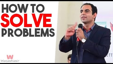 Problem Solving Techniques -By Qasim Ali Shah | In Urdu