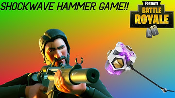 The Best Way To Use The Fortnite Shockwave Hammer!