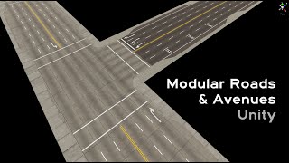 Modular Roads & Avenues - Unity