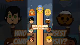 Who Is The Closest Camper To Lindsay? #totaldramaisland #totaldrama #disventurecamp #td #edit #rank