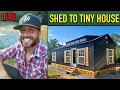 Live From The Shed To Tiny House In The Woods
