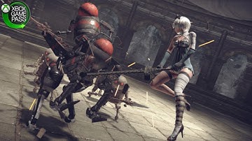 Complete 1% Intel en Nier Autómata tarea mensual game pass