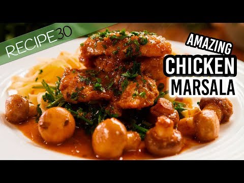 Amazing Chicken Marsala with fettuccine - Updated