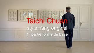 Taichi Chuan Style Yang Originel 1 Partie Forme De Base