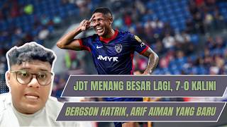 LIGA SUPER 2026 : JDT VS STAR CITY ULASAN | BERGSON HATRIK | MENANG BESAR 7-0