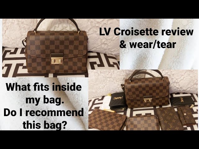 LOUIS VUITTON CROISETTE 1 YEAR REVIEW + WEAR & TEAR!