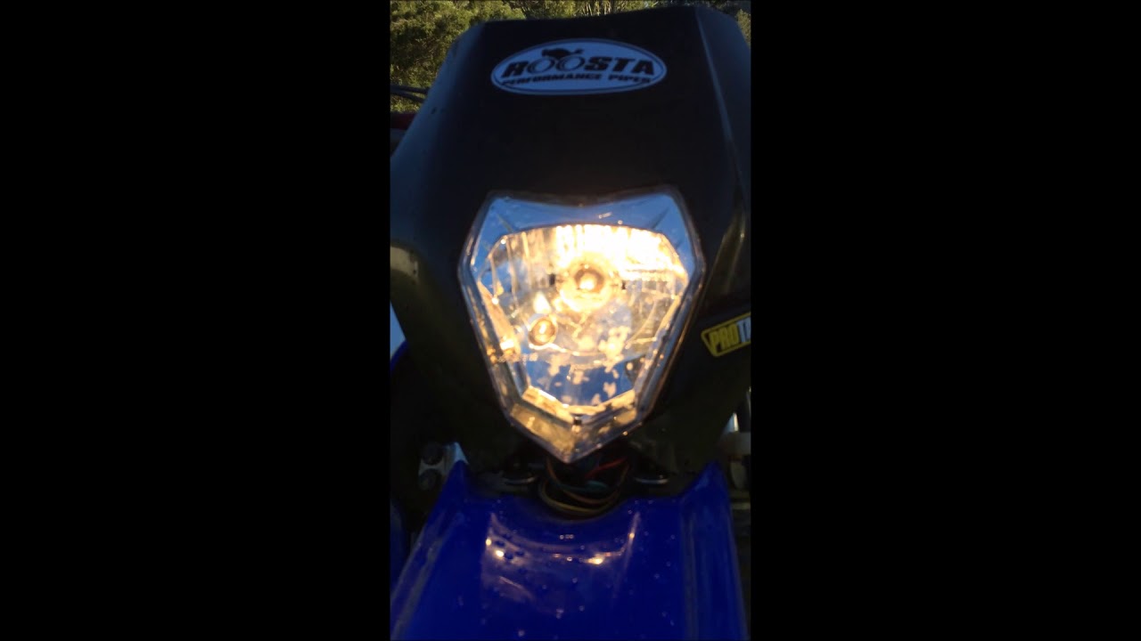 2008 TTR 230 Headlight KIt YouTube
