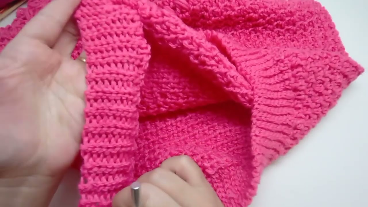 Topdown em crochê - Finalização