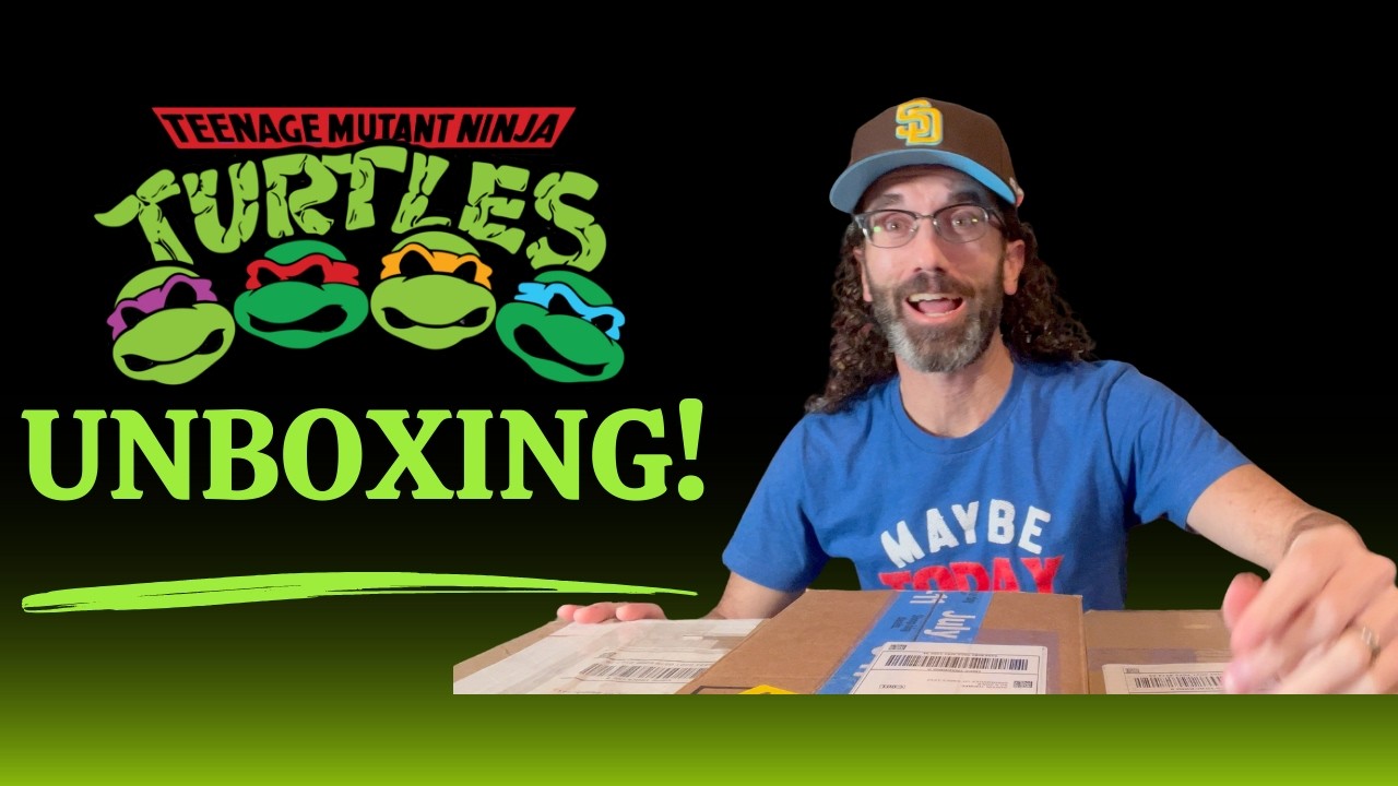 VINTAGE TEENAGE MUTANT NINJA TURTLES UNBOXING!