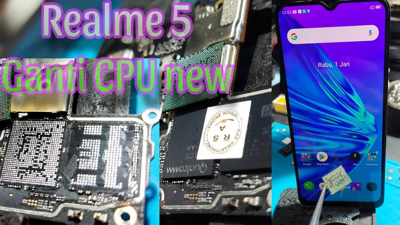 realme 5 ganti cpu new 